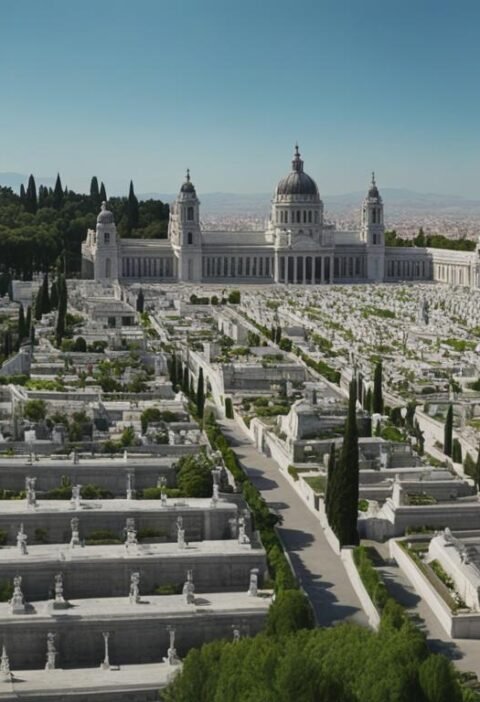 Cementerio de La Almudena en Madrid