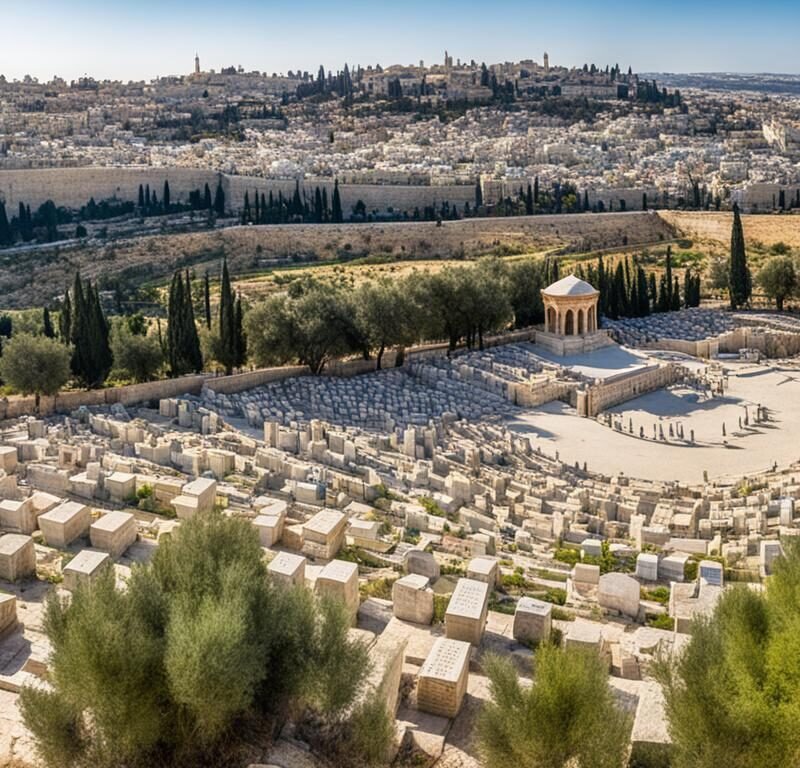 Cementerio judío del Monte de los Olivos en Jerusalén